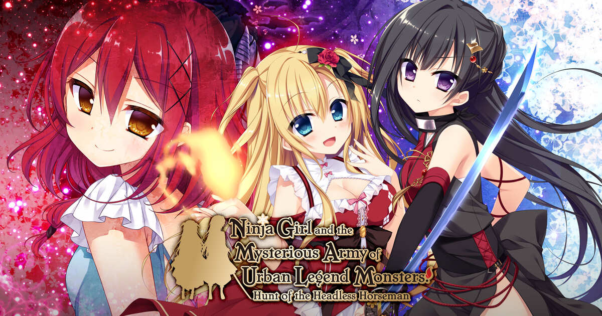 [ADV] [有中文] 忍者少女与都市妖团：追捕无头骑士 / Ninja Girl and the Mysterious Army of Urban Legend Monsters! ~Hunt of the Headless Horseman~-Yuritopia